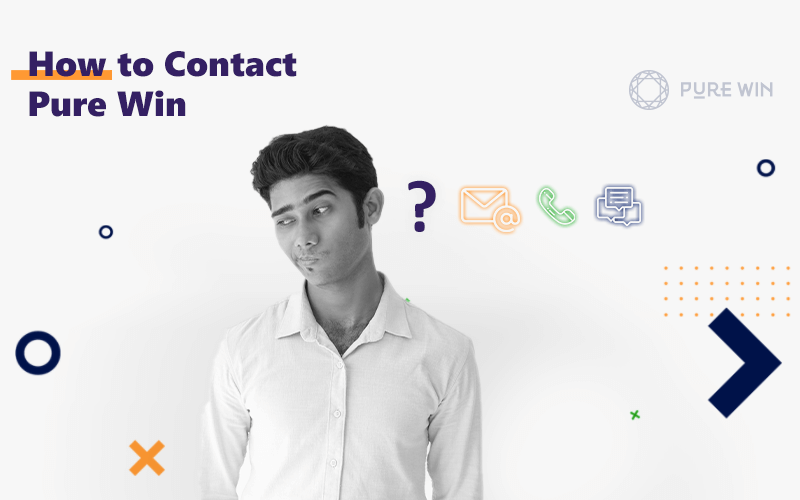 Available ways to contact Pure Win support in India