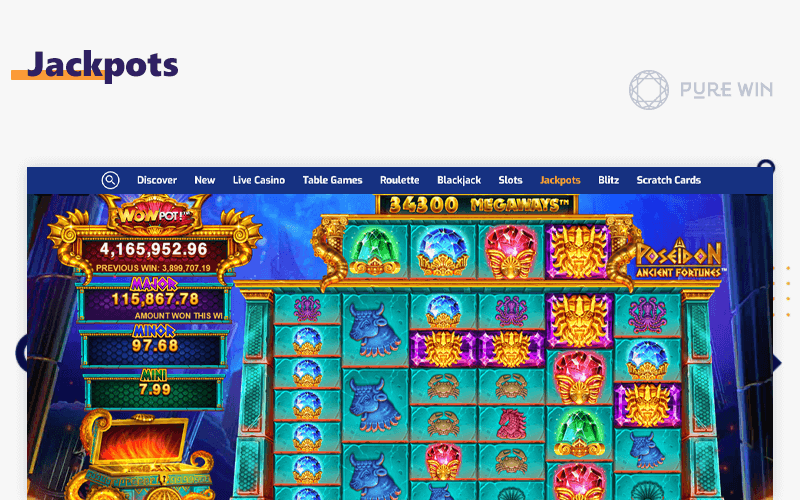 Maybe it's time to try your luck and win the jackpot at Pure Win Casino