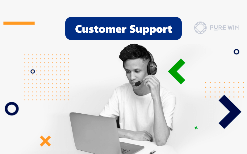 Pure Win offers customer support service for players from India