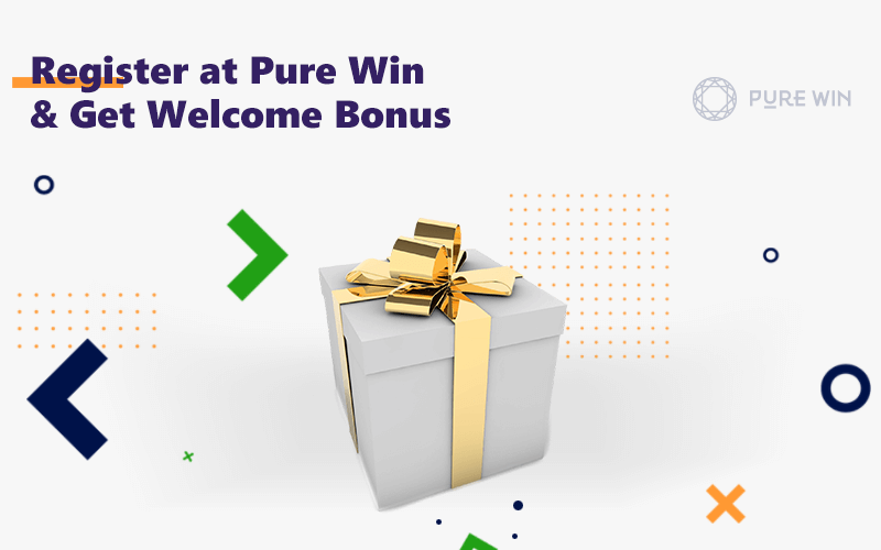 After registration every new user of Pure Win can get a welcome bonus